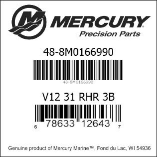 VERADO12 31 PITCH MERCURY RH 3 BLADE