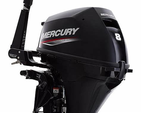 Mercury 8hp Tiller FourStroke Outboard Motor 20 Shaft