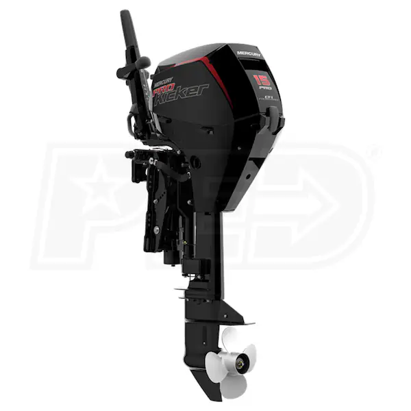 Mercury 9.9hp Tiller ProKicker Command Thrust Outboard Motor 25" Shaft - Image 3