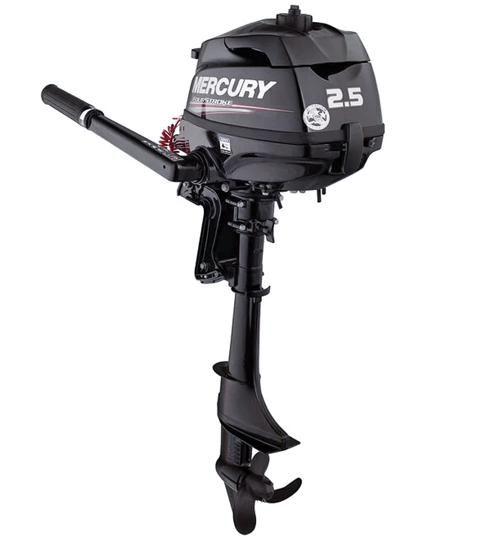 Mercury 2.5hp Tiller FourStroke Outboard Motor - 15" Shaft, Manual Tilt/Trim, Manual Start - Image 6