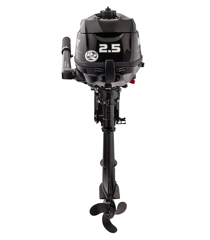 Mercury 2.5hp Tiller FourStroke Outboard Motor - 15" Shaft, Manual Tilt/Trim, Manual Start - Image 9